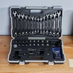 Kobalt Mechanics Tool Sets Universal 67-Piece Standard (SAE) and Metric Combination Matte Mechanics Tool Set (3/8-in) 12 Kobalt Mechanics Tool Sets Universal 67-Piece Standard (SAE) and Metric Combination Matte Mechanics Tool Set (3/8-in) -Kobalt Sales Shop 45373526