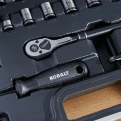 Kobalt Mechanics Tool Sets Universal 67-Piece Standard (SAE) and Metric Combination Matte Mechanics Tool Set (3/8-in) 13 Kobalt Mechanics Tool Sets Universal 67-Piece Standard (SAE) and Metric Combination Matte Mechanics Tool Set (3/8-in) -Kobalt Sales Shop 45373708