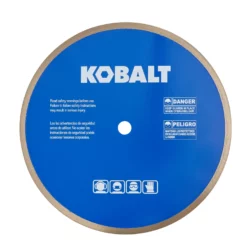 Kobalt Diamond Saw Blades 10-in Wet Glass Diamond Saw Blade -Kobalt Sales Shop 45400386