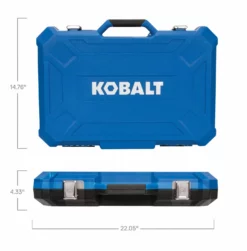 Kobalt Mechanics Tool Sets 309-Piece Standard (SAE) and Metric Combination Polished Chrome Mechanics Tool Set (1/4-in; 3/8-in) -Kobalt Sales Shop 45400896 scaled