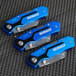 Kobalt Utility Knives 18mm 3-Blade Folding Utility Knife 10 Kobalt Utility Knives 18mm 3-Blade Folding Utility Knife -Kobalt Sales Shop 45433090