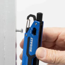 Kobalt Pocket Knives 2.87-in Stainless Steel Tanto Pocket Knife -Kobalt Sales Shop 45512991 scaled