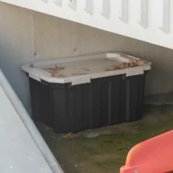 Kobalt Plastic Storage Totes X-large 24-Gallon (96-Quart) Grey Tote Latching Lid -Kobalt Sales Shop 46358976 scaled