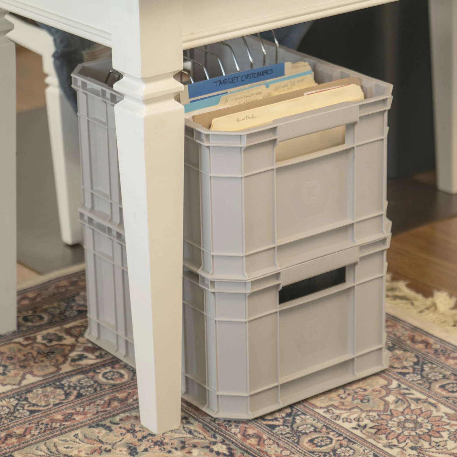 Kobalt Plastic Storage Totes Kobalt Stackable Crate 10 Kobalt Plastic Storage Totes Kobalt Stackable Crate - Image 10